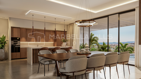 Villas Contemporáneas de Lujo en las Colinas de Marbella con Vistas Panorámicas al Mar