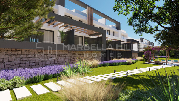 Maisons de Ville Contemporaines avec Solarium à El Chaparral, Mijas
