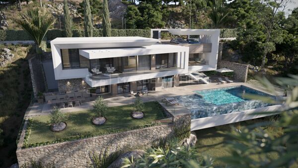 Off-plan contemporary villa with infinity pool and sea views in Monte Mayor, Benahavís