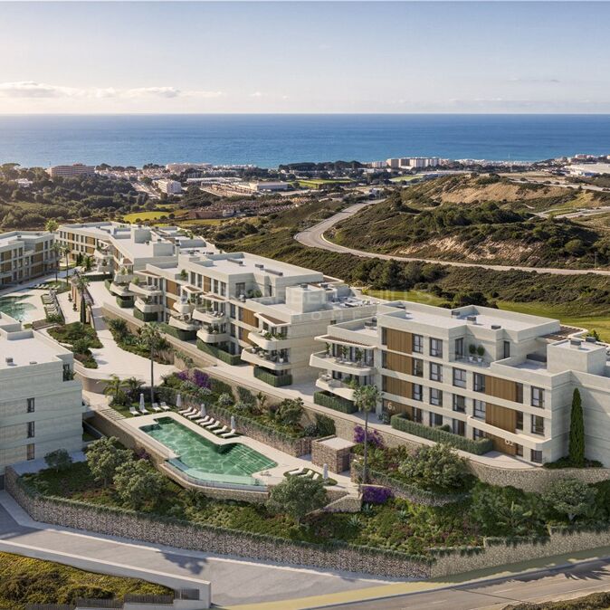 Kalifornia: New 3-Bedroom Apartments Between Two Golf Courses, Estepona