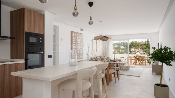 Renoviertes Apartment mit zwei Schlafzimmern, Meer- und Golfblick in Mirador, La Quinta