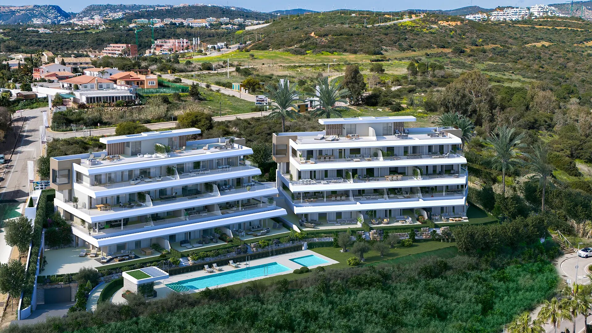 A balcony overlooking the Mediterranean
