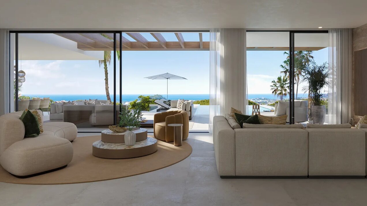 Luxury villas in a tranquil setting