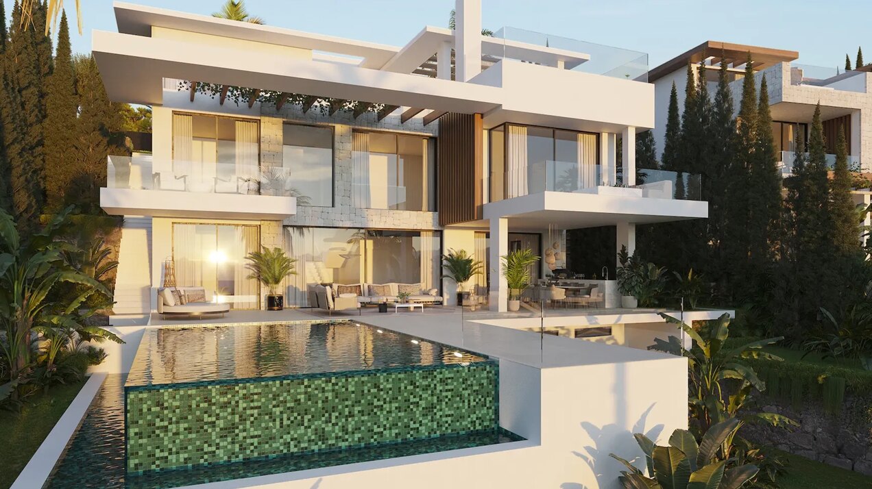 Luxury villas in a tranquil setting