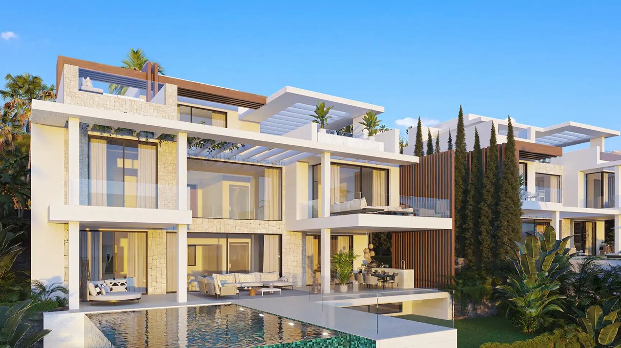Luxury villas in a tranquil setting