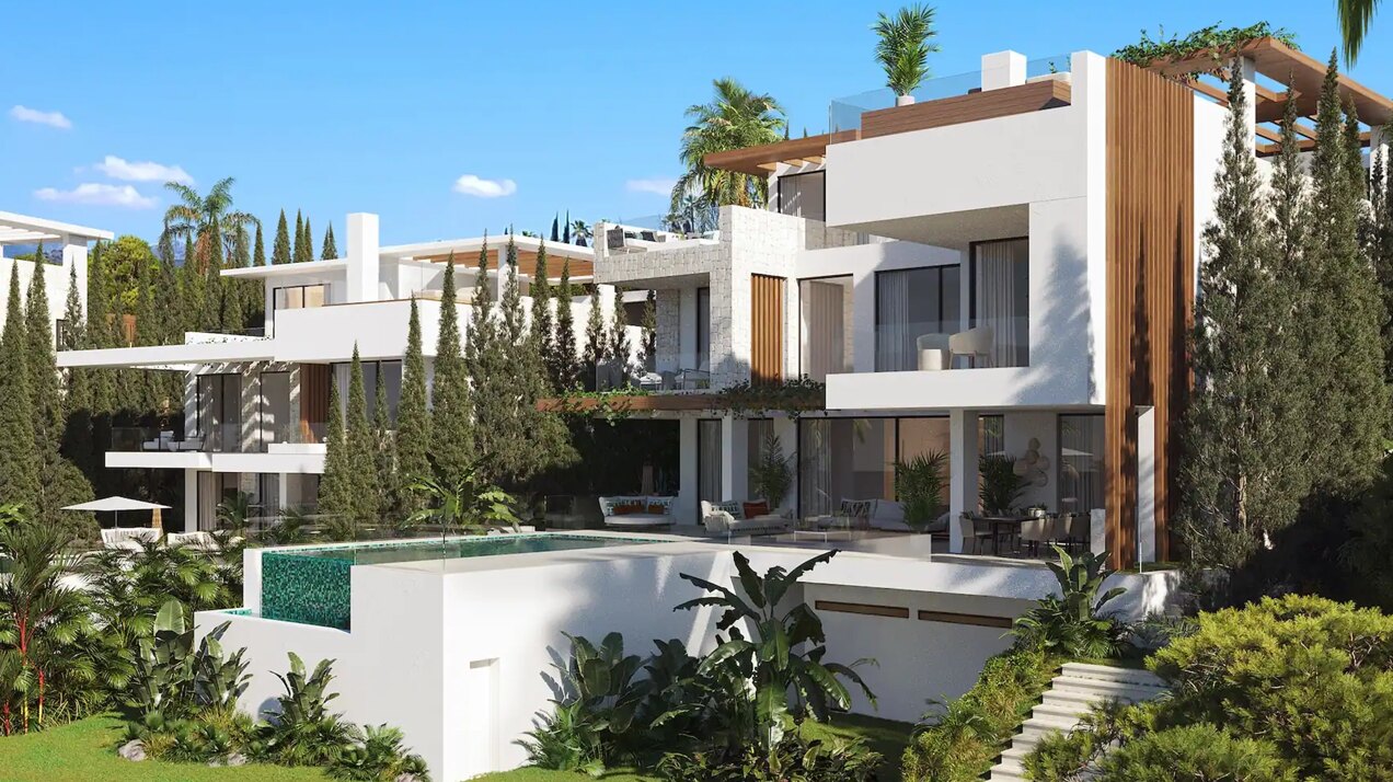 Luxury villas in a tranquil setting