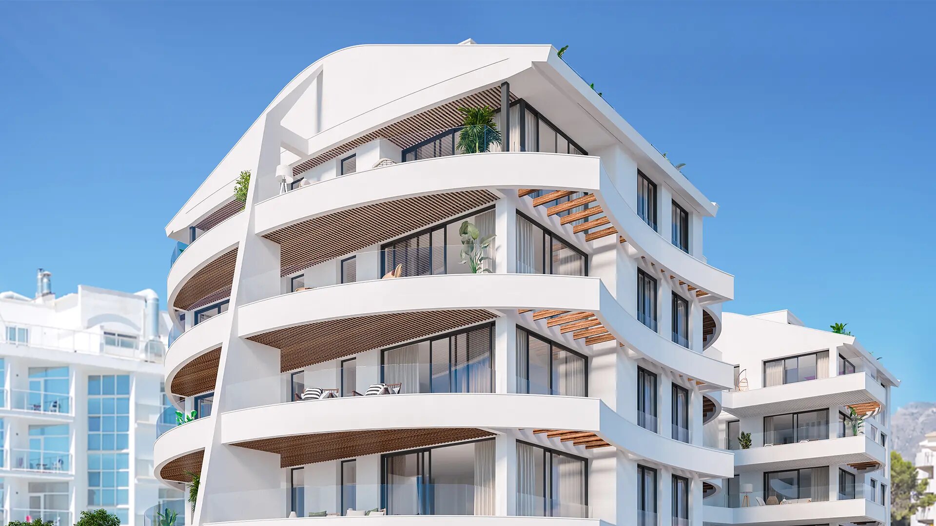 Homes caressed by the Mediterranean breeze
