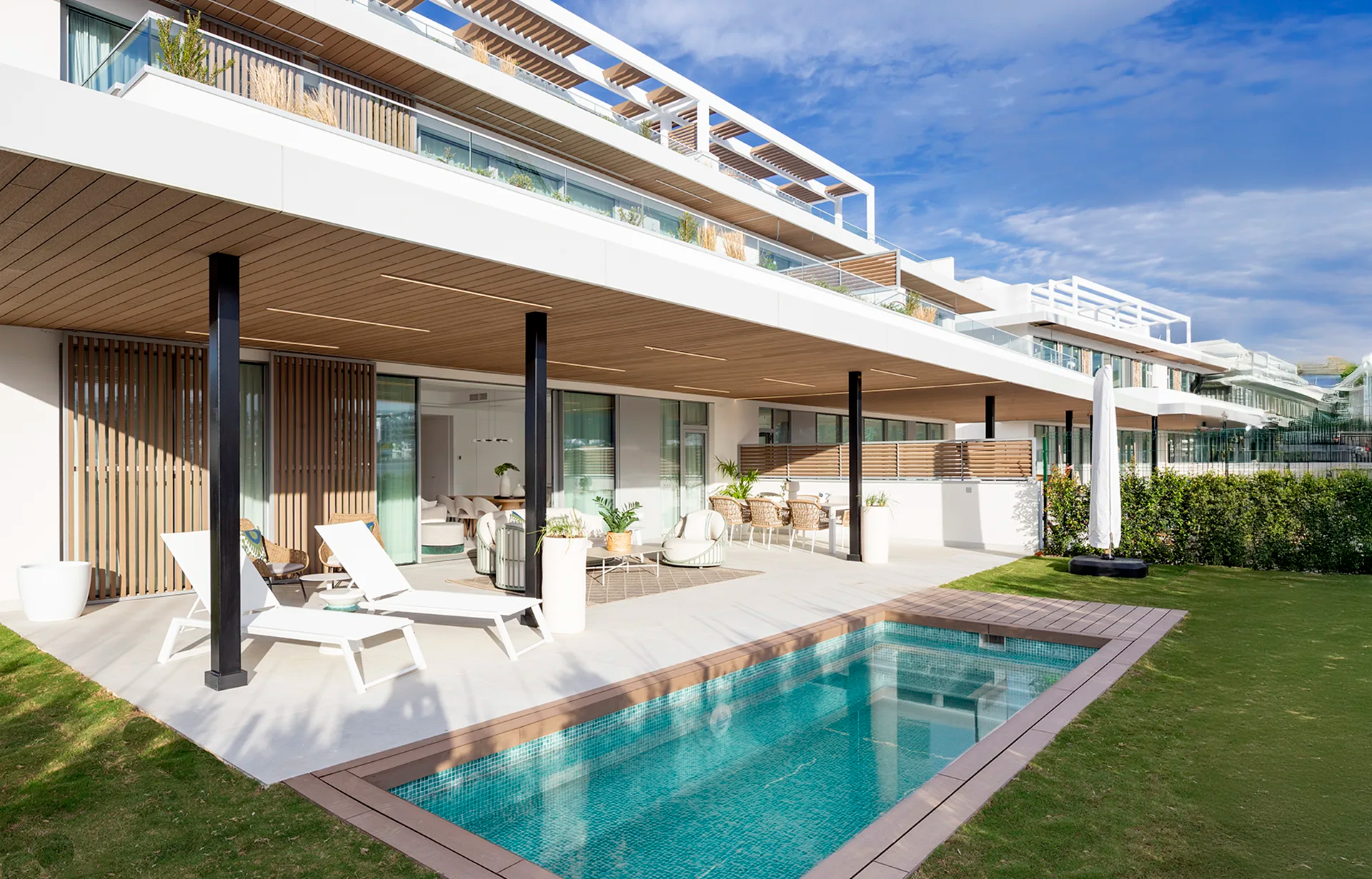 Sophistication and comfort at the golf front 