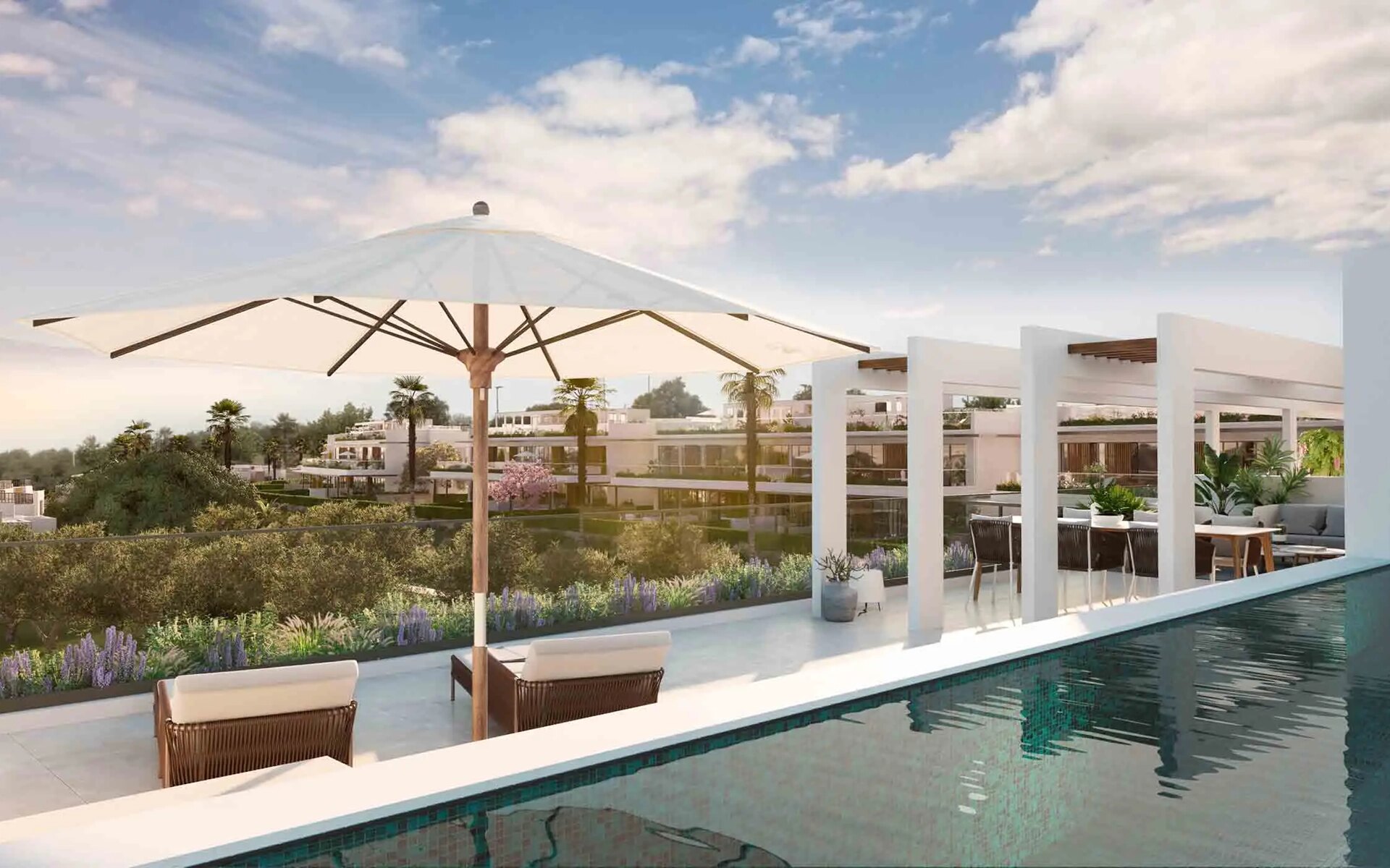 Sophistication and comfort at the golf front 