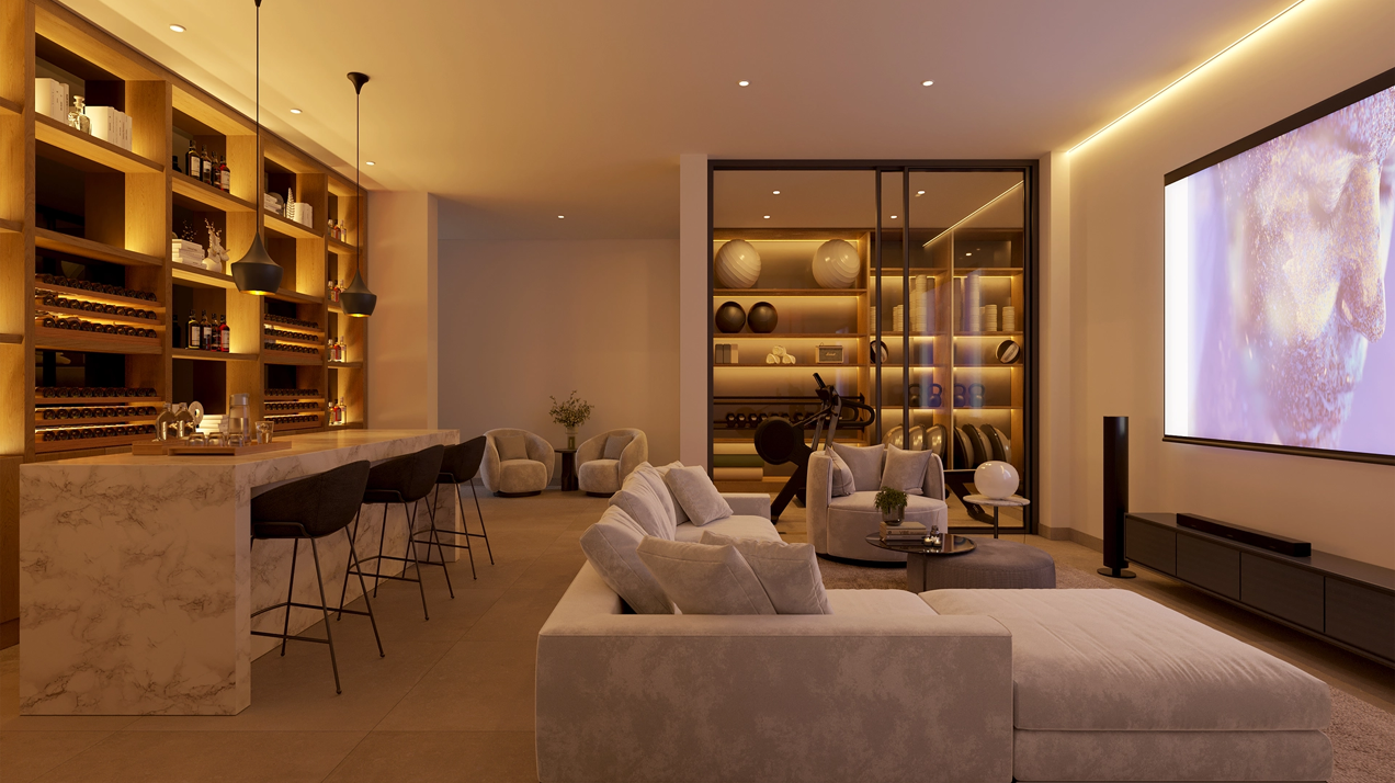 Boutique style homes in a golf setting
