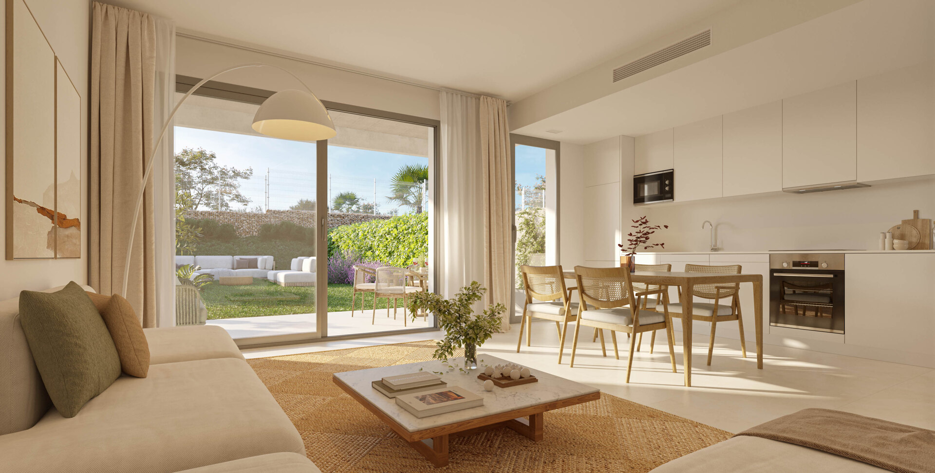 Bahía, luxury residences integrated in Nature by the golf in Mijas