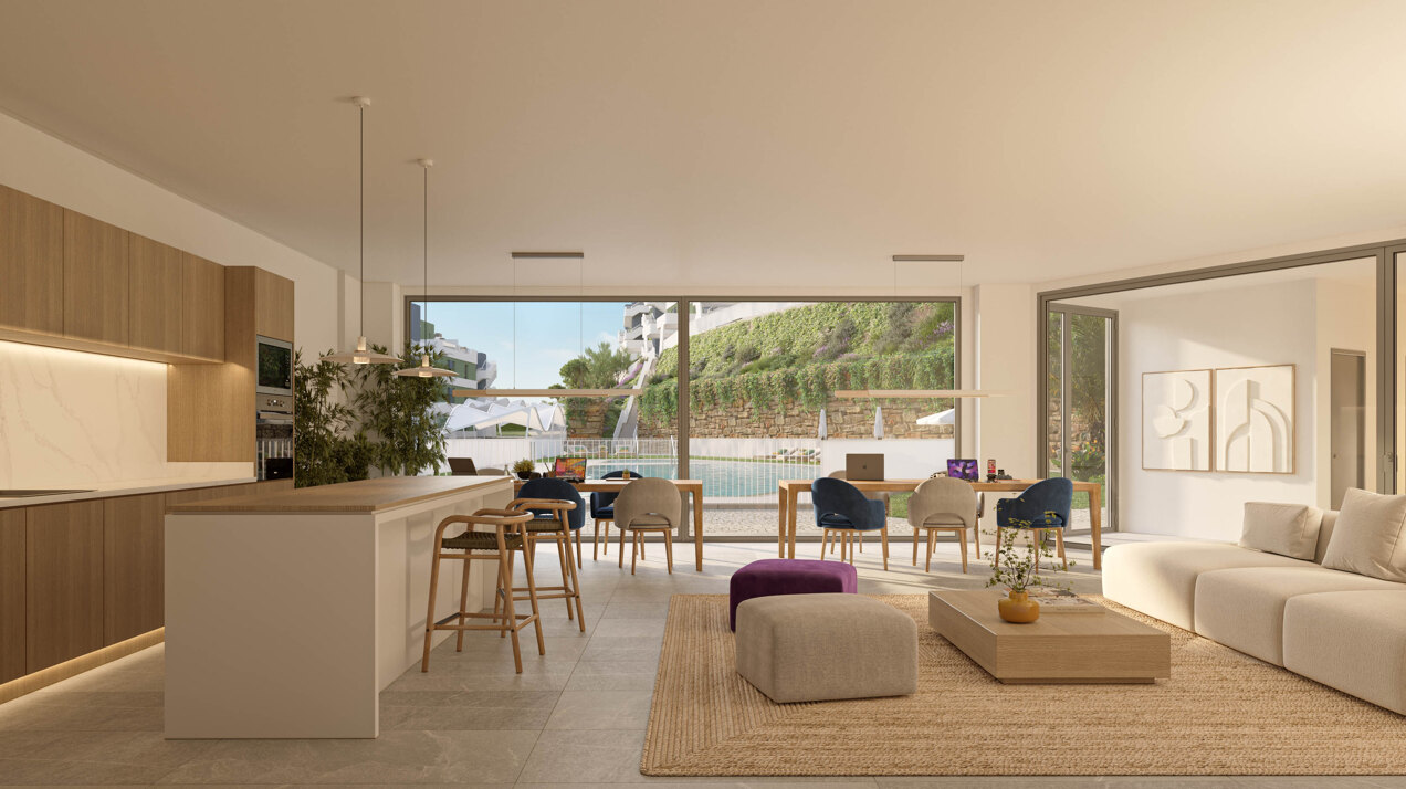 Bahía, luxury residences integrated in Nature by the golf in Mijas