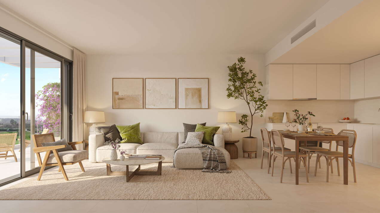 Bahía, luxury residences integrated in Nature by the golf in Mijas