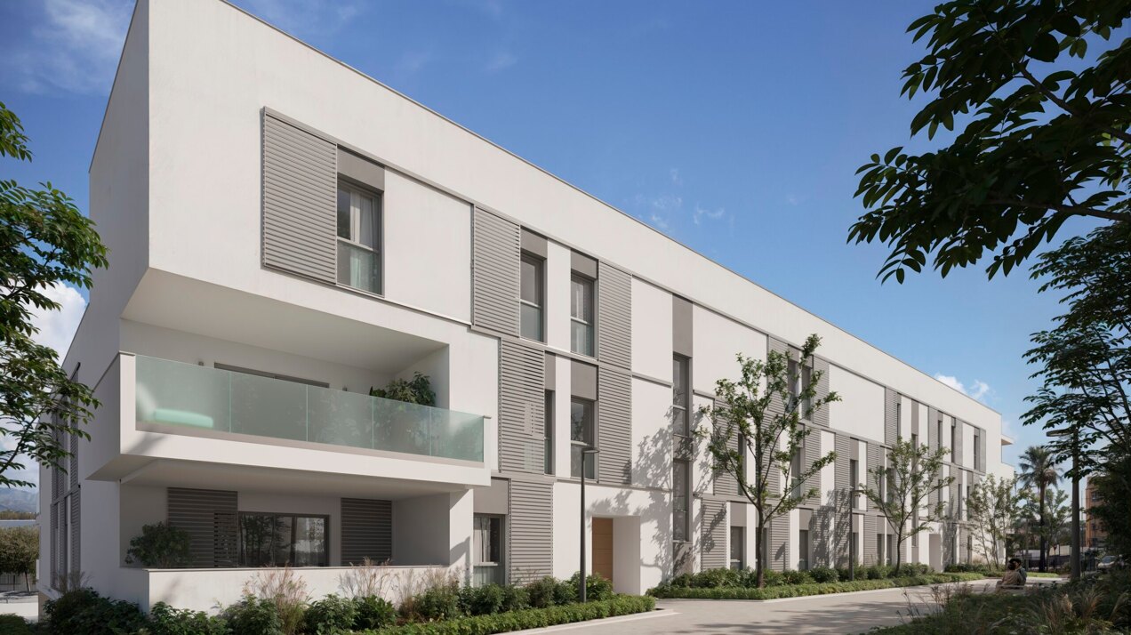 Zinnia, modern apartments in an urban setting with sea views in San Pedro de Alcántara.