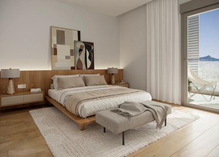Zinnia, apartamentos modernos en un entorno urbano con vistas al mar en San Pedro de Alcántara.