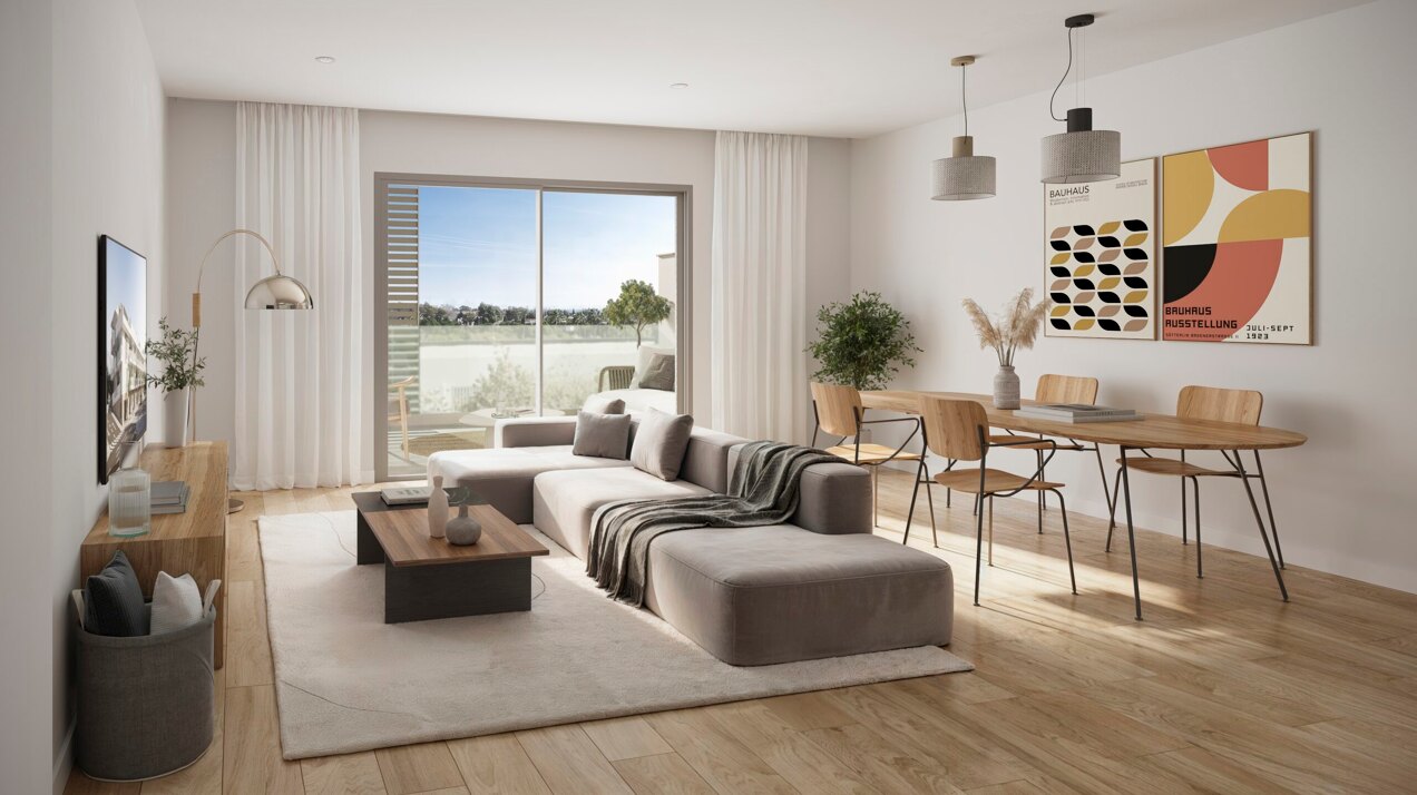 Zinnia, modern apartments in an urban setting with sea views in San Pedro de Alcántara.