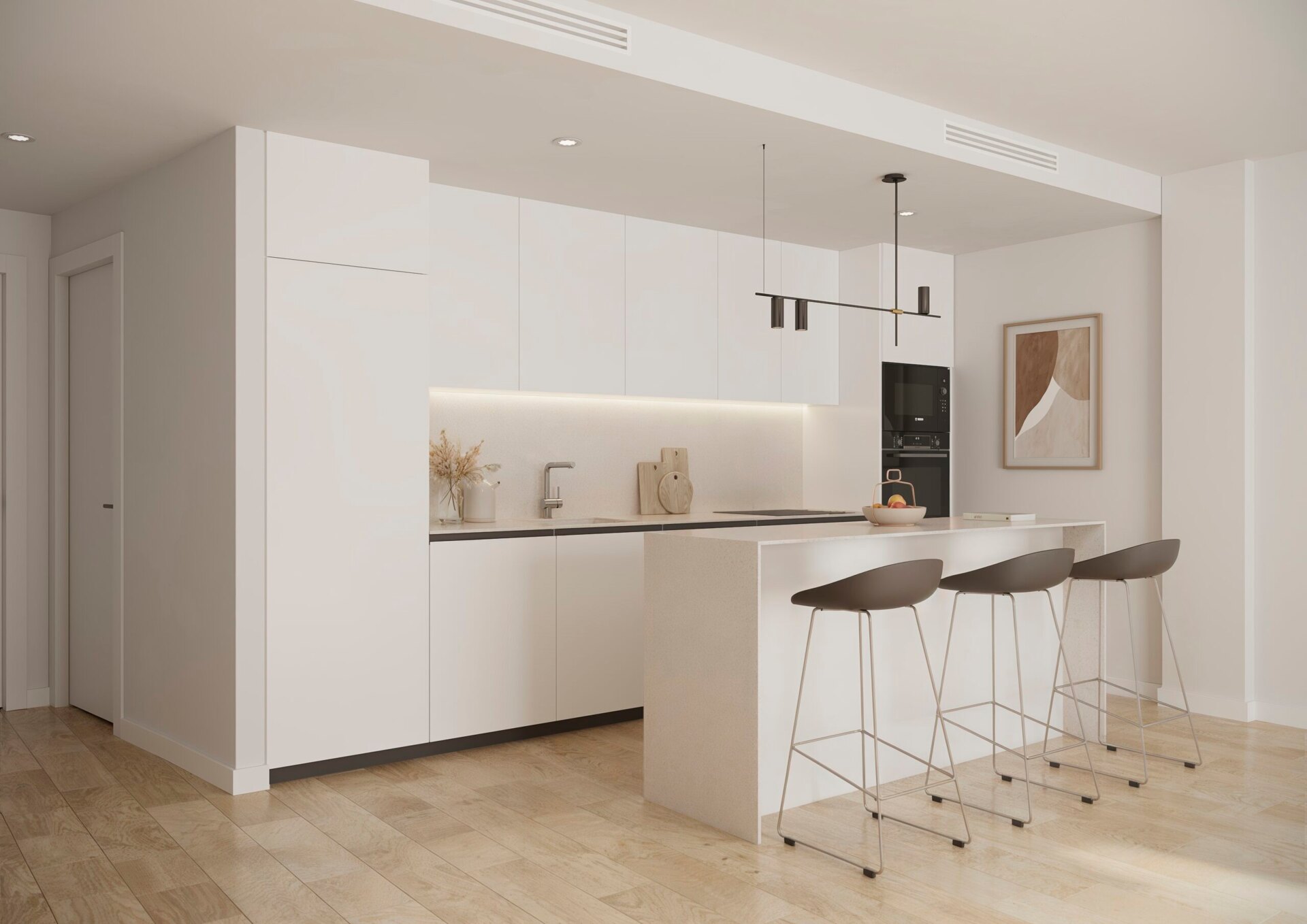 Zinnia, modern apartments in an urban setting with sea views in San Pedro de Alcántara.