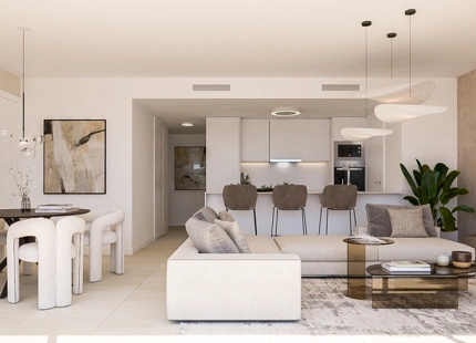 Idyllic, comfort living in modern apartments in Estepona Golf