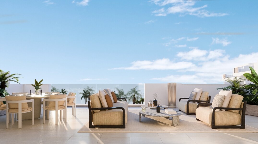 Idyllic, comfort living in modern apartments in Estepona Golf