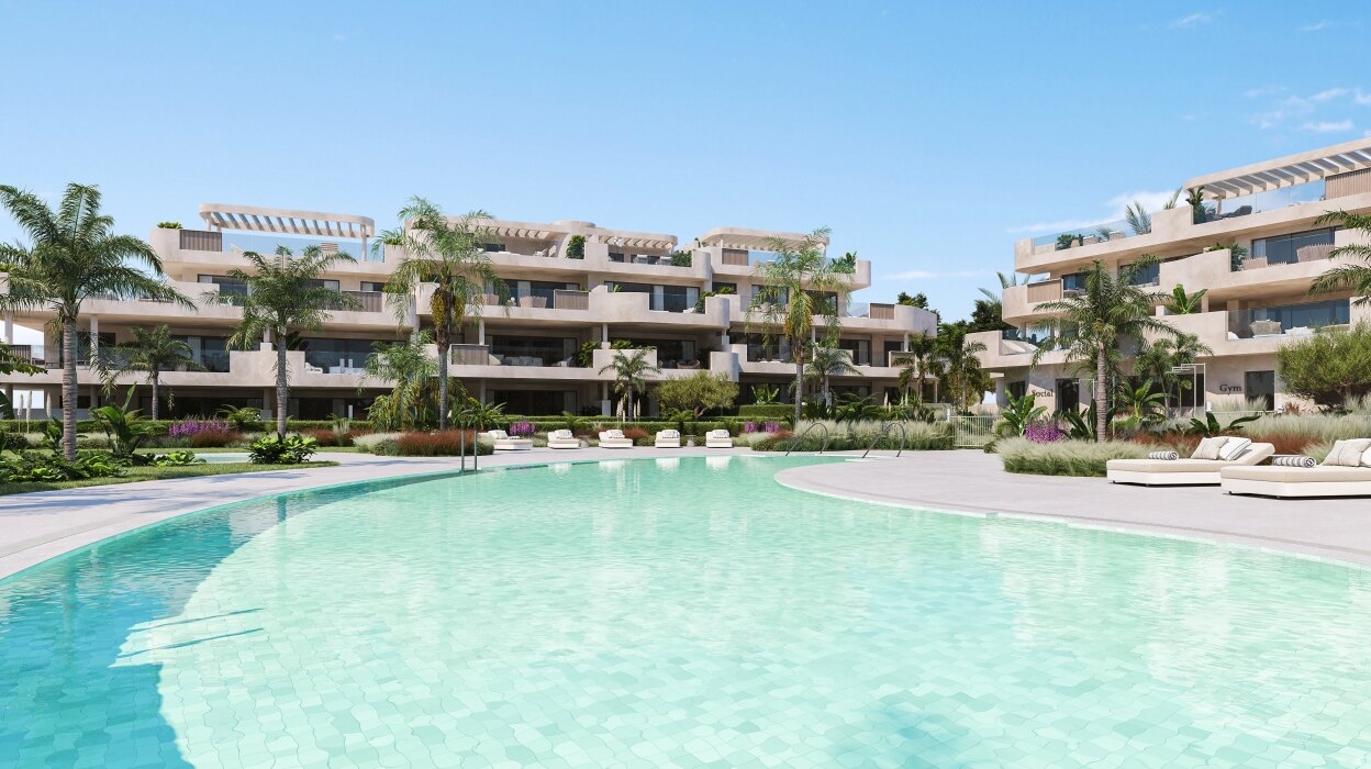 Idyllic, comfort living in modern apartments in Estepona Golf