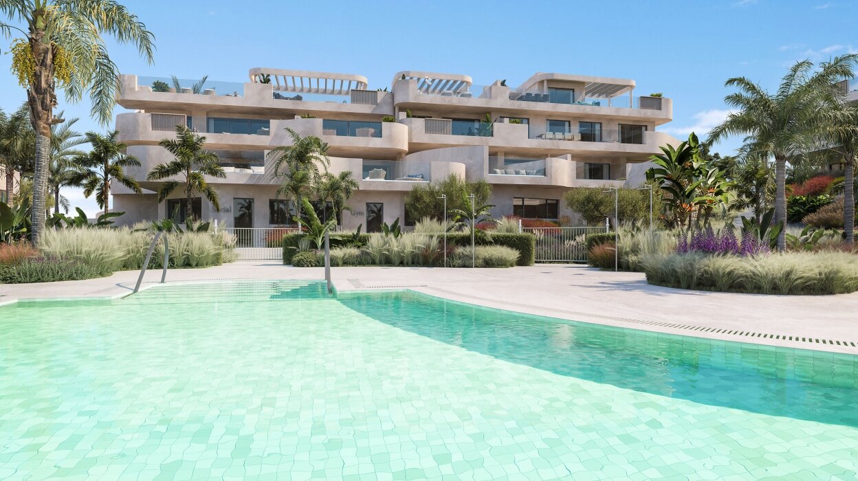 Idyllic, comfort living in modern apartments in Estepona Golf