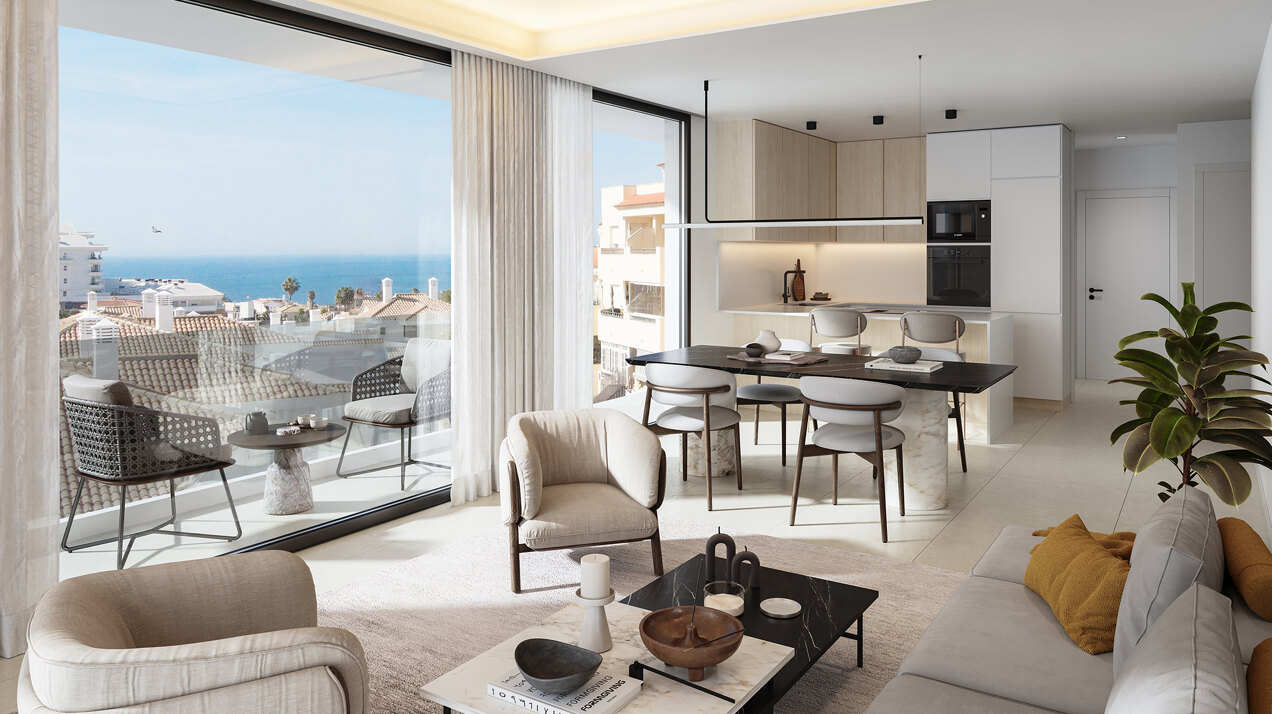 Bélvèdere Collection, elegantes apartamentos y áticos con vistas al mar en Fuengirola