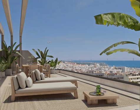 Las Mesas Infinity Homes, excepcionales vistas al mar en apartamentos y áticos en Estepona.