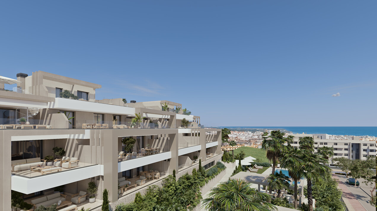 Las Mesas Infinity Homes, exceptional sea views in apartments and penthouses in Estepona.