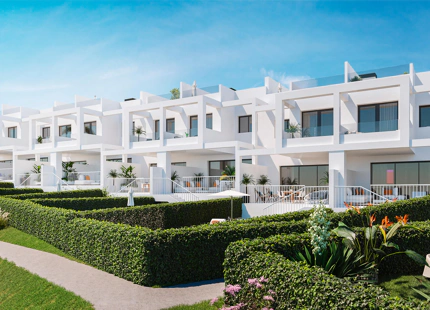 Golden View II, contemporary style townhouses in Manilva