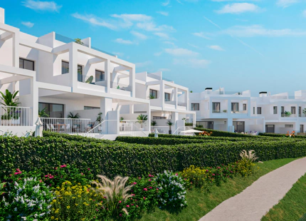 Golden View II, contemporary style townhouses in Manilva