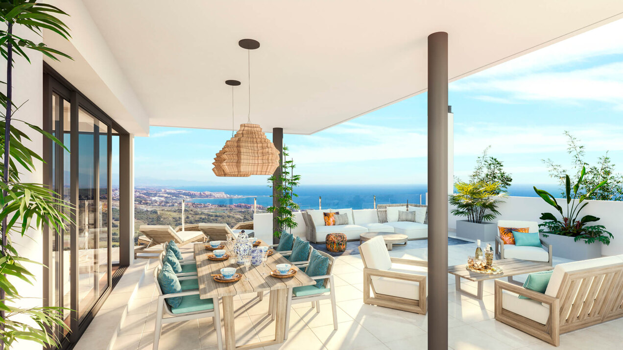 Las Terrazas de Cortesín Bon Air, modern apartments and penthouses in the prestigious Finca Cortesín