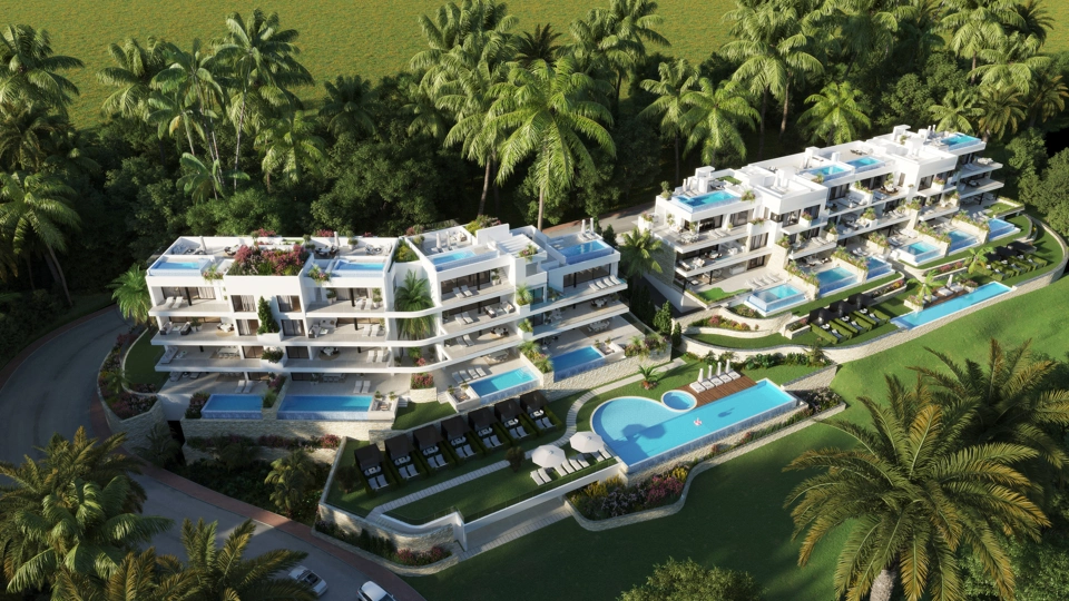 Development in Las Colinas Golf, Orihuela