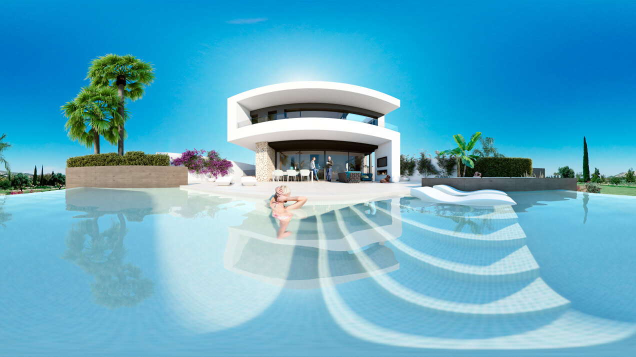 Villas Mustique and Aruba, exclusive homes next to the golf course at La Finca Resort