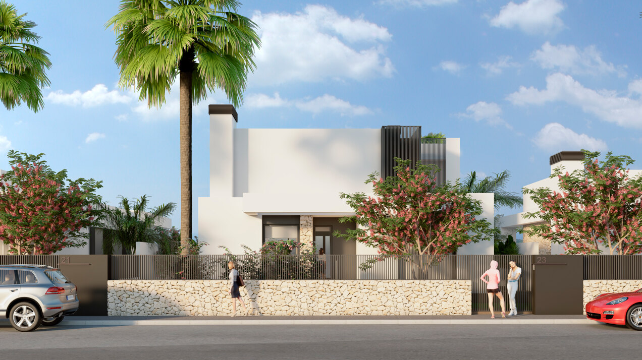 Villas Mustique and Aruba, exclusive homes next to the golf course at La Finca Resort