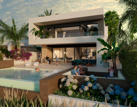 Villas Mustique y Aruba, viviendas exclusivas junt al golf en La Finca Resort