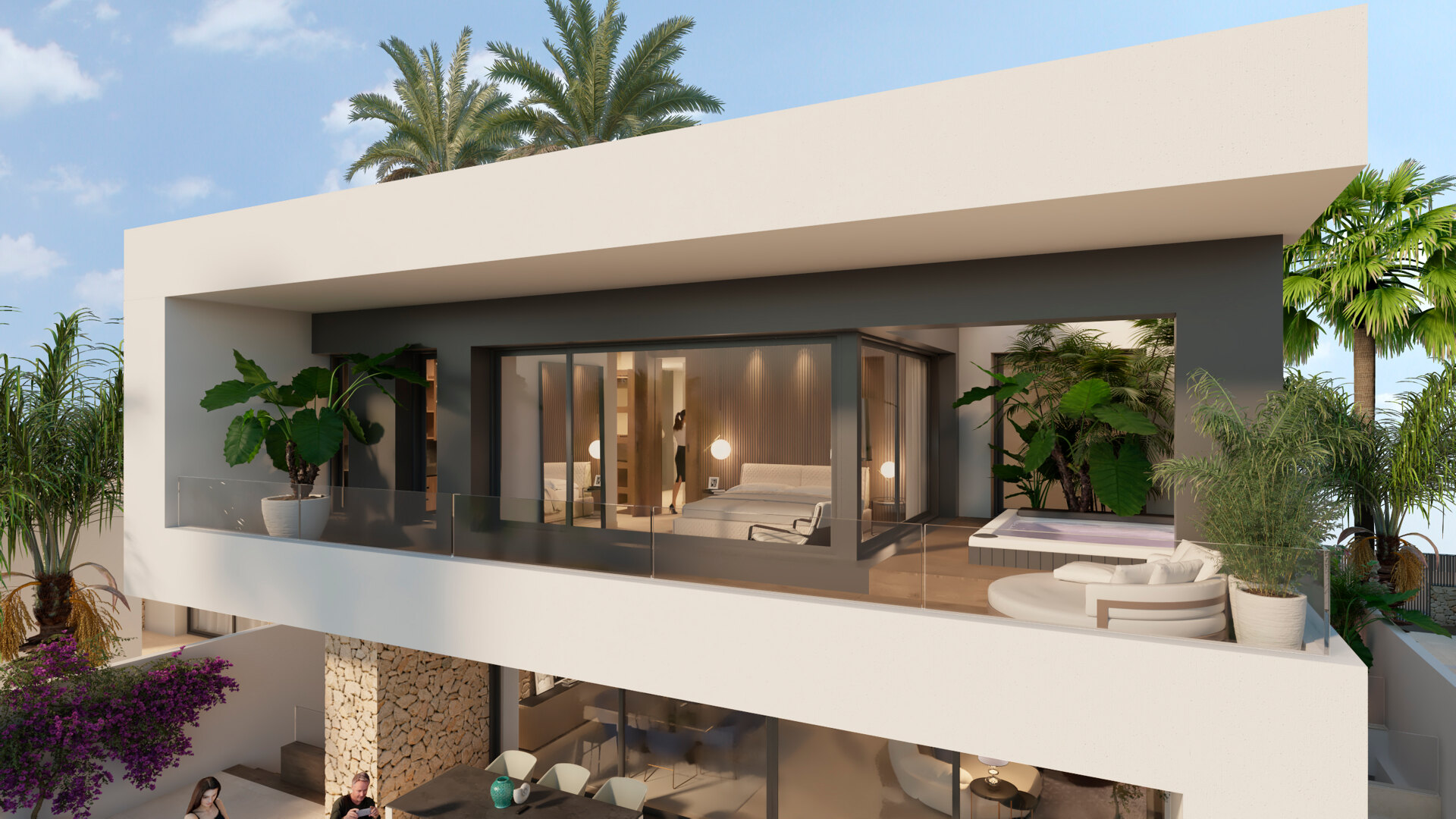 Villas Mustique and Aruba, exclusive homes next to the golf course at La Finca Resort