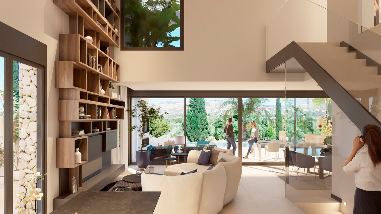 Villas Mustique and Aruba, exclusive homes next to the golf course at La Finca Resort