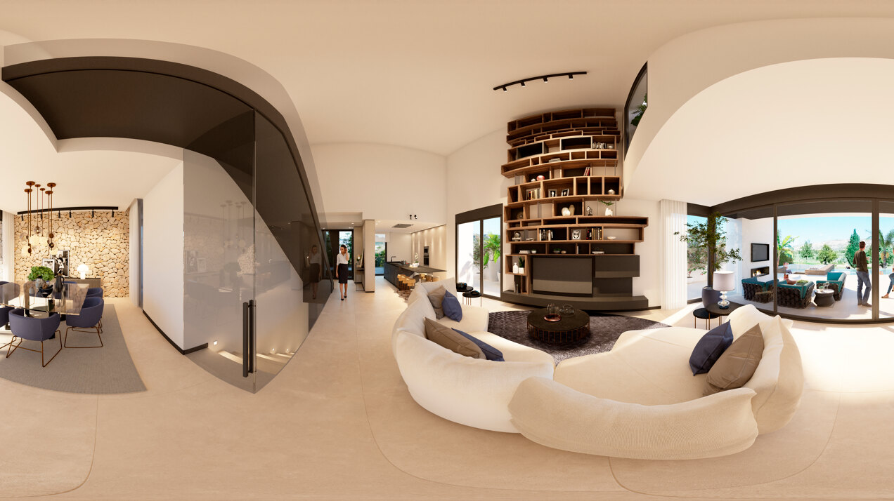 Villas Mustique and Aruba, exclusive homes next to the golf course at La Finca Resort