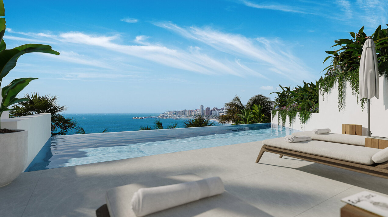 Azure Bay, elegant townhouses in a privileged position in Fuengirola.