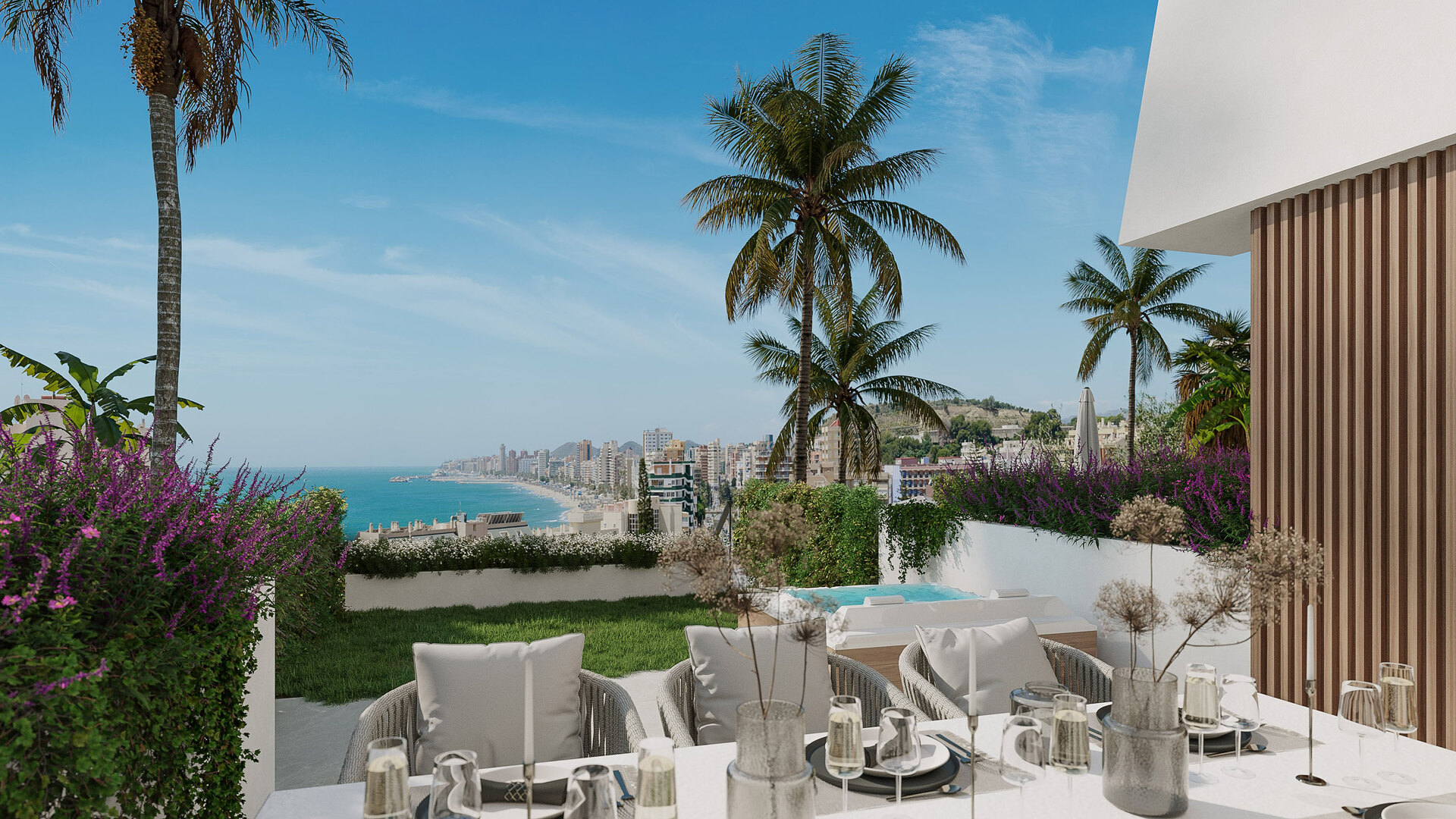 Azure Bay, elegant townhouses in a privileged position in Fuengirola.