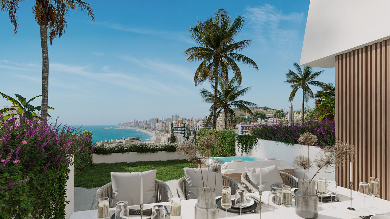 Azure Bay, elegant townhouses in a privileged position in Fuengirola.