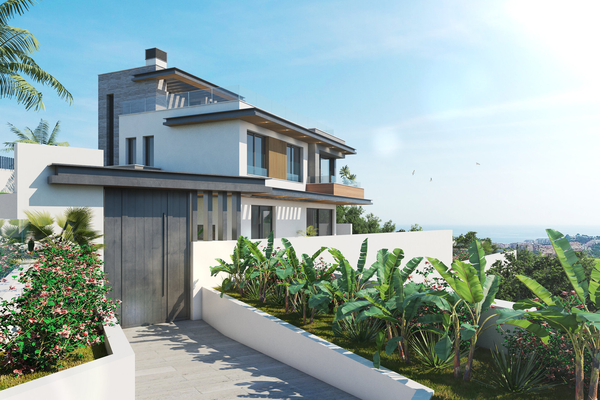 Bali Villas, exclusivity, sustainability, and luxury services in the privileged area of La Cala de Mijas.
