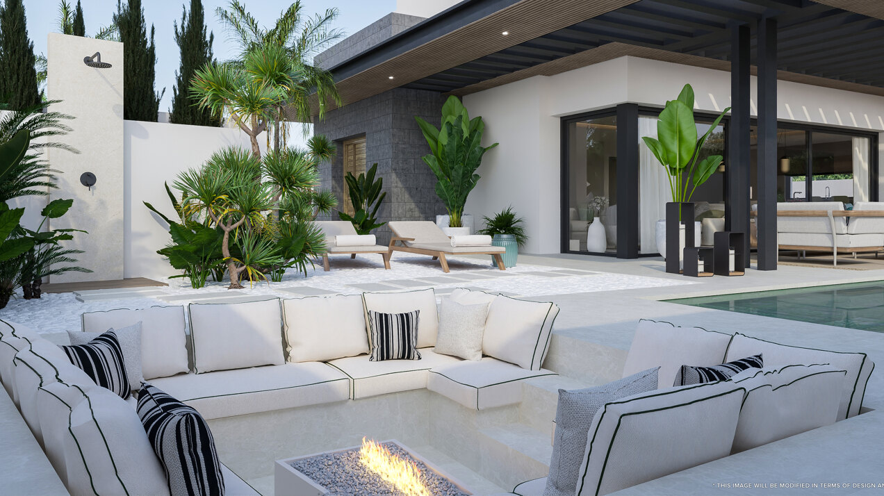 Bali Villas, exclusivity, sustainability, and luxury services in the privileged area of La Cala de Mijas.