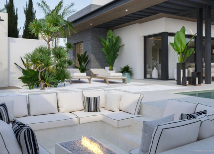 Bali Villas, exclusivity, sustainability, and luxury services in the privileged area of La Cala de Mijas.