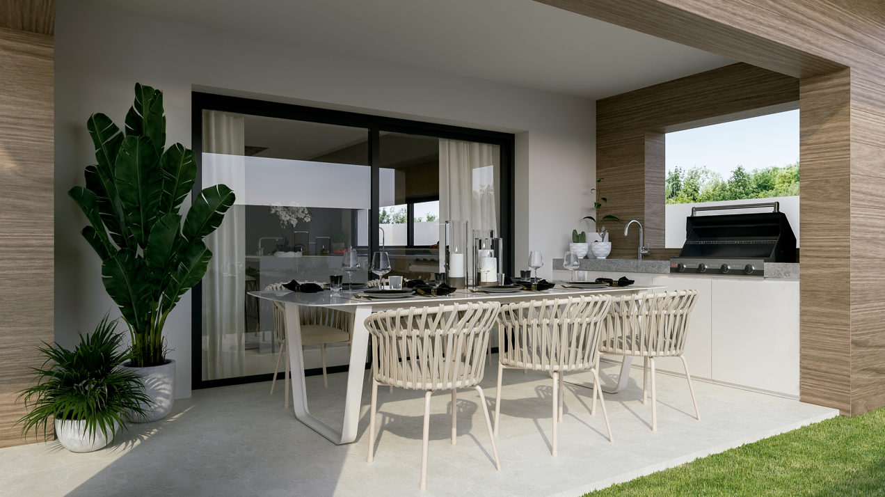 Bali Villas, exclusivity, sustainability, and luxury services in the privileged area of La Cala de Mijas.