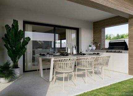 Bali Villas, exclusivity, sustainability, and luxury services in the privileged area of La Cala de Mijas.