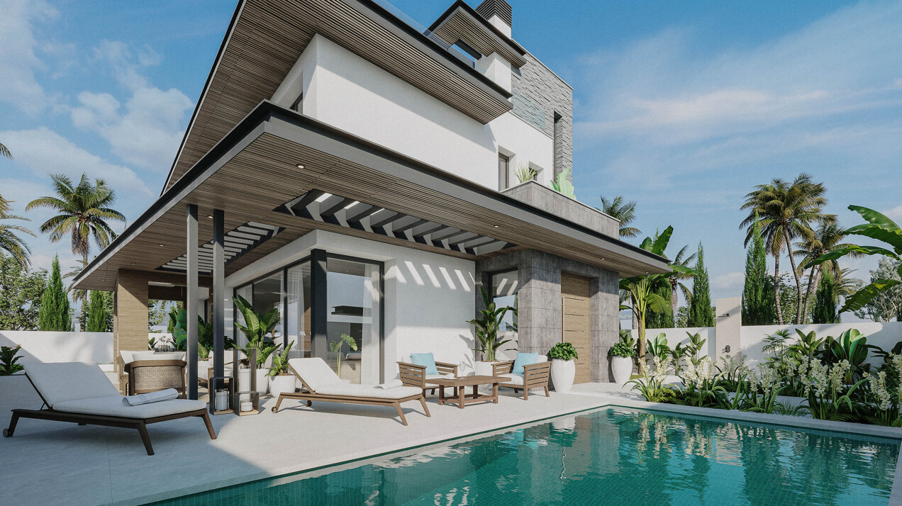 Bali Villas, exclusivity, sustainability, and luxury services in the privileged area of La Cala de Mijas.