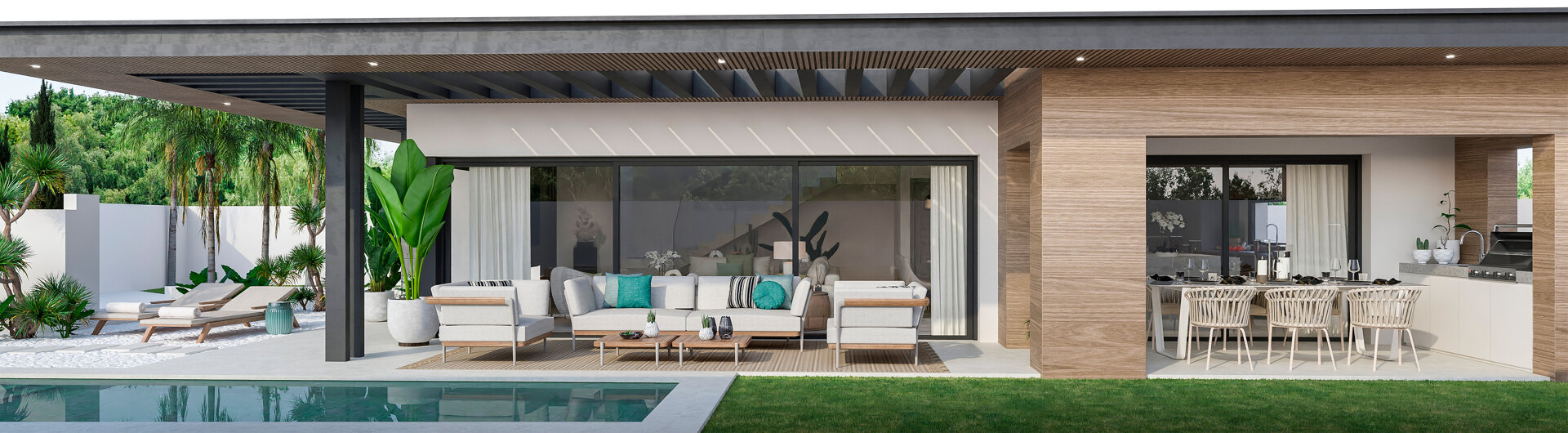 Bali Villas, exclusivity, sustainability, and luxury services in the privileged area of La Cala de Mijas.