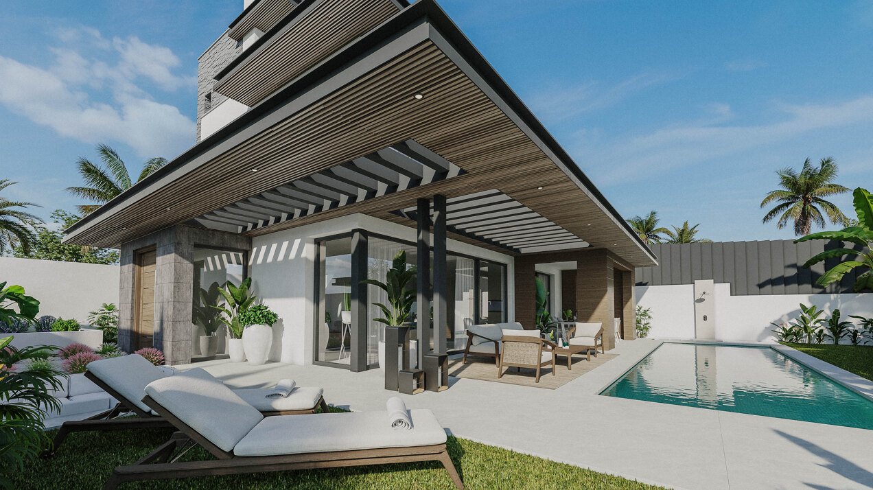Bali Villas, exclusivity, sustainability, and luxury services in the privileged area of La Cala de Mijas.