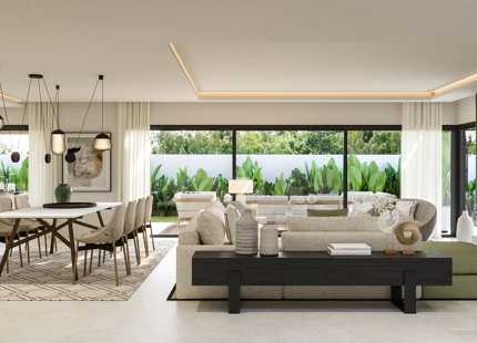 Bali Villas, exclusivity, sustainability, and luxury services in the privileged area of La Cala de Mijas.